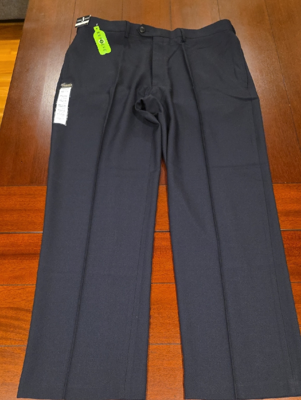 Haggar New Classic Fit Black Dress Pants Size 40x32